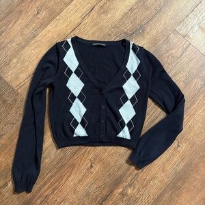 Brandy Melville Argyle Elizabeth sweater
